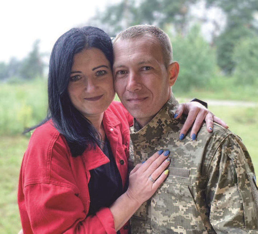 Кохання сильніше за війну: Ірина та Сергій після перемоги планують повінчатися. Фото з архіву Ірини Школьної